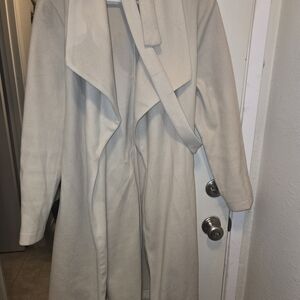 Elegant Cream Women's Coat